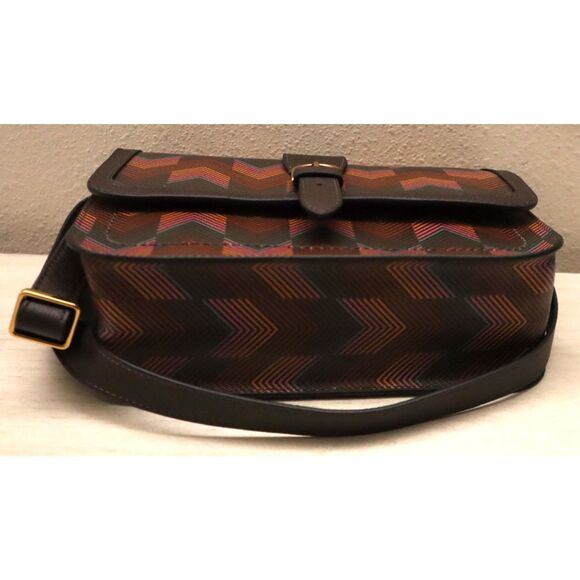 Fossil ZB11089998 Harlow Multi Print Zoey Large Flap Crossbody Bag Purse - Picture 11 of 16